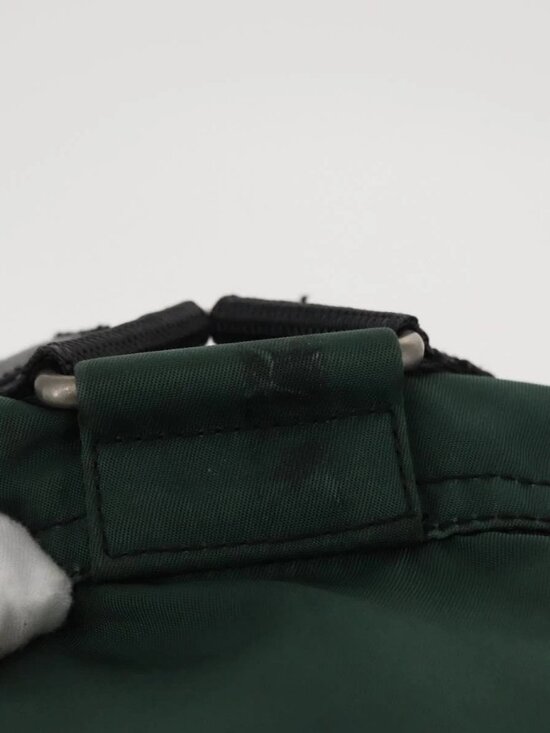 PRADA Backpack Nylon Green Silver Auth ki6395 main image 7